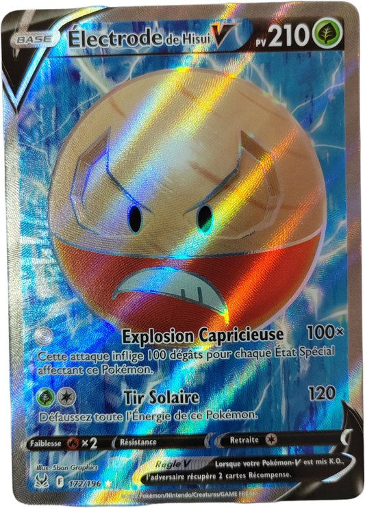 ELECTRODE V de Hisui 172/196 - EB11 Origine Perdue - Pokémon français