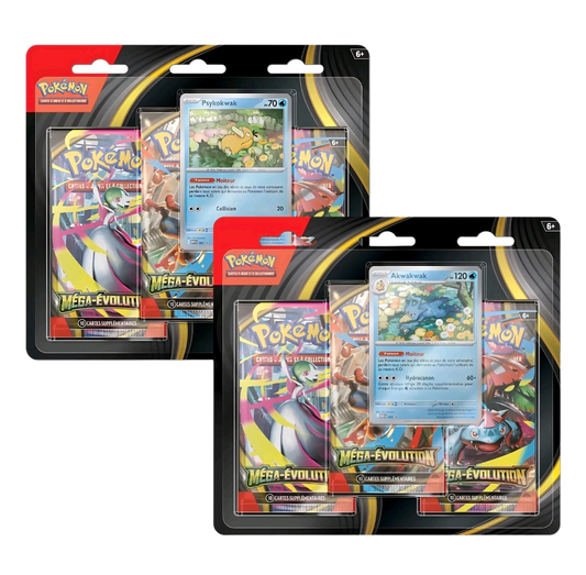 Tripack ME01 - Méga Évolution - Pokémon français