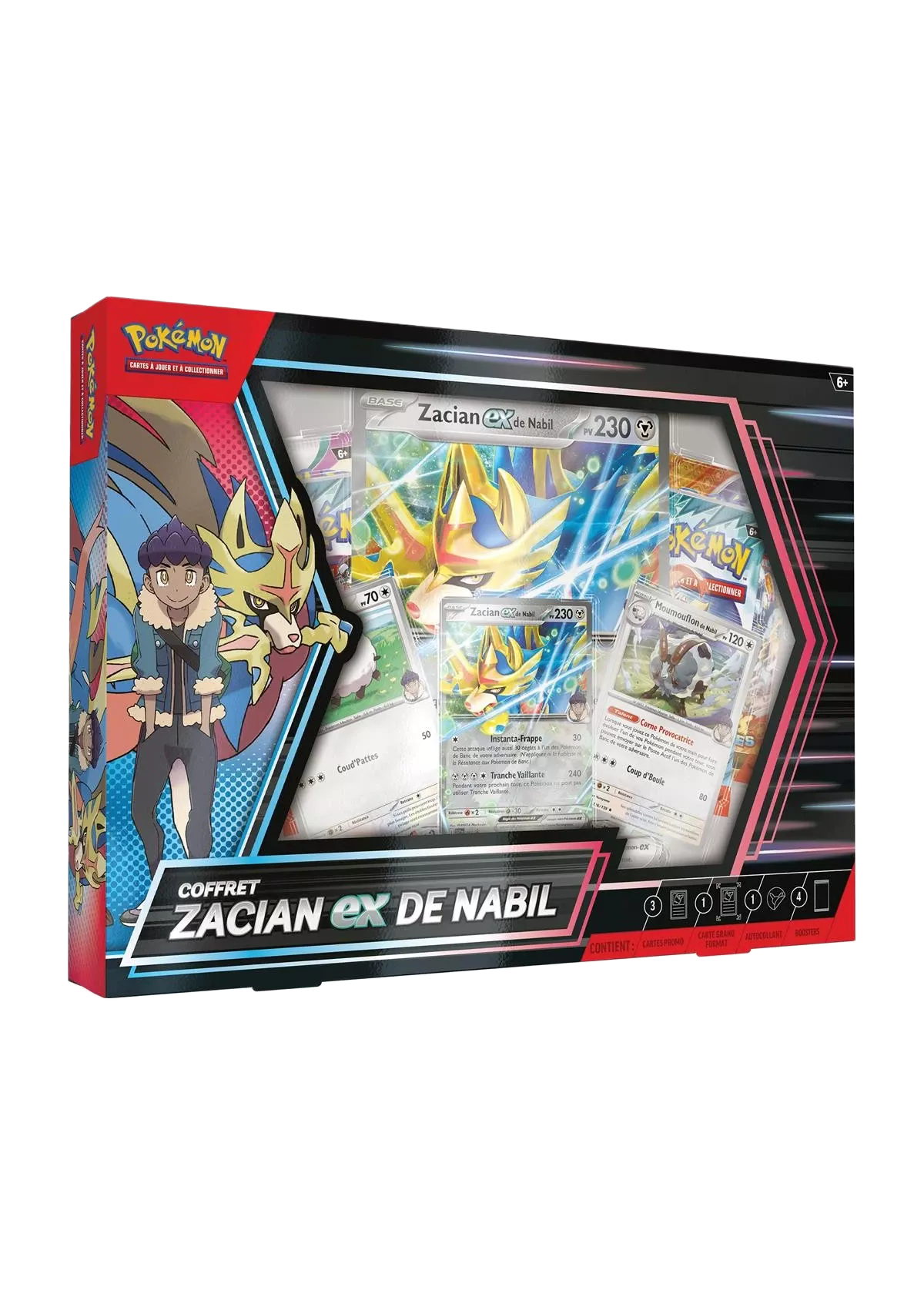 Coffret ZACIAN EX de Nabil - Pokémon français