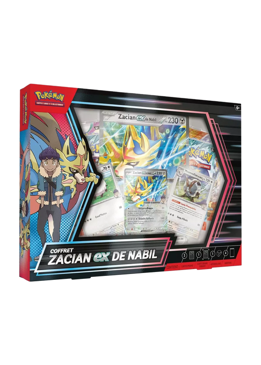 Coffret ZACIAN EX de Nabil - Pokémon français