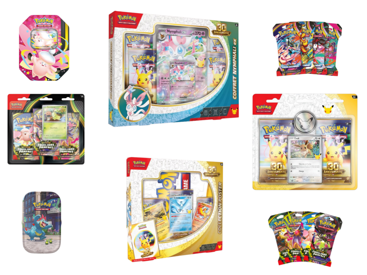 Gros pack 30ans + ME03/04 - 30e anniversaire - Pokémon français officiel