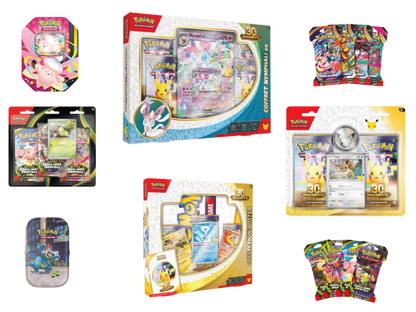 Gros pack 30ans + ME03/04 - 30e anniversaire - Pokémon français officiel