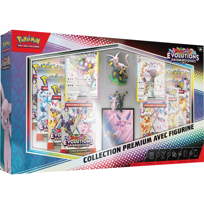 Coffret collection Premium figurine - EV8.5 Évolution Prismatique - Pokémon français