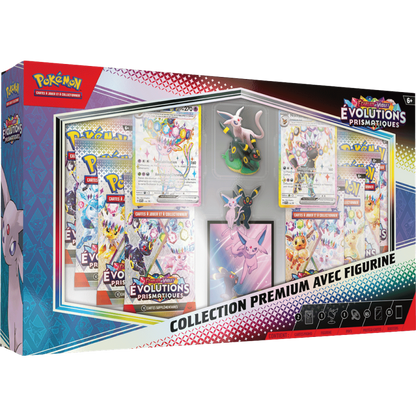 Coffret collection Premium figurine - EV8.5 Évolution Prismatique - Pokémon français