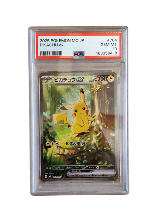 Pikachu forest mC 764 - Exclu deck - PSA 10 - Pokémon japonais