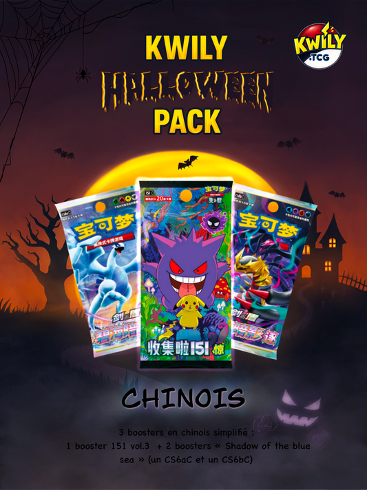 Kwily HALLOWEEN Pack - Pokémon chinois