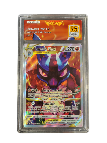 LUCARIO Vstar SWSH291 - Promo - EB12.5 Zénith Suprême - SFG 9.5 - Pokémon français