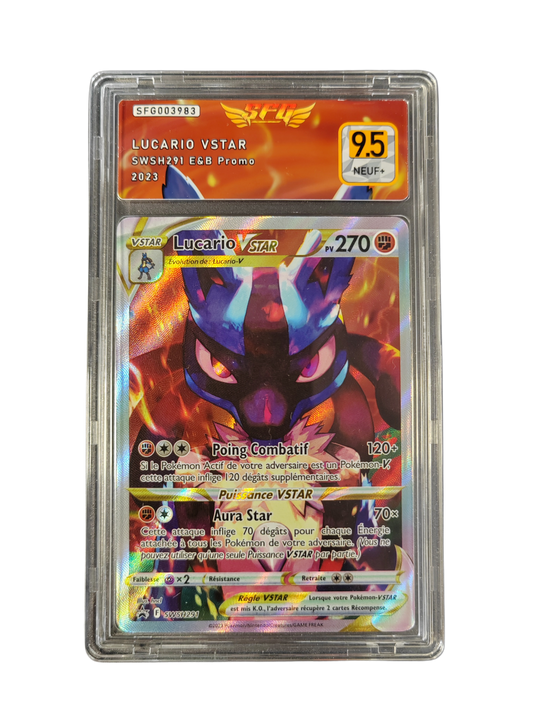 LUCARIO Vstar SWSH291 - Promo - EB12.5 Zénith Suprême - SFG 9.5 - Pokémon français