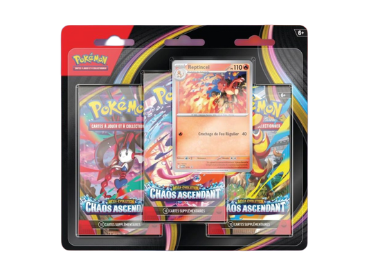 Tripack ME04 - Chaos Ascendant - Pokémon français officiel