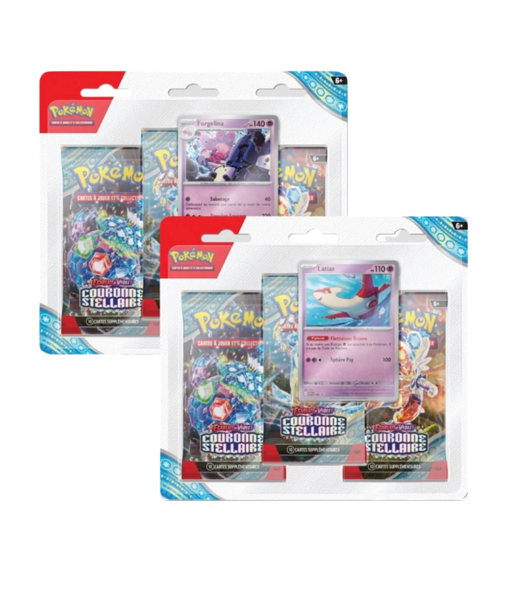Tripack EV07 - Couronne Stellaire - Pokémon français