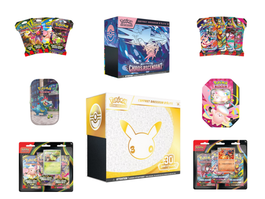 Lot ETB 30e anniversaire + pack Pokémon scellé - Pokémon français officiel