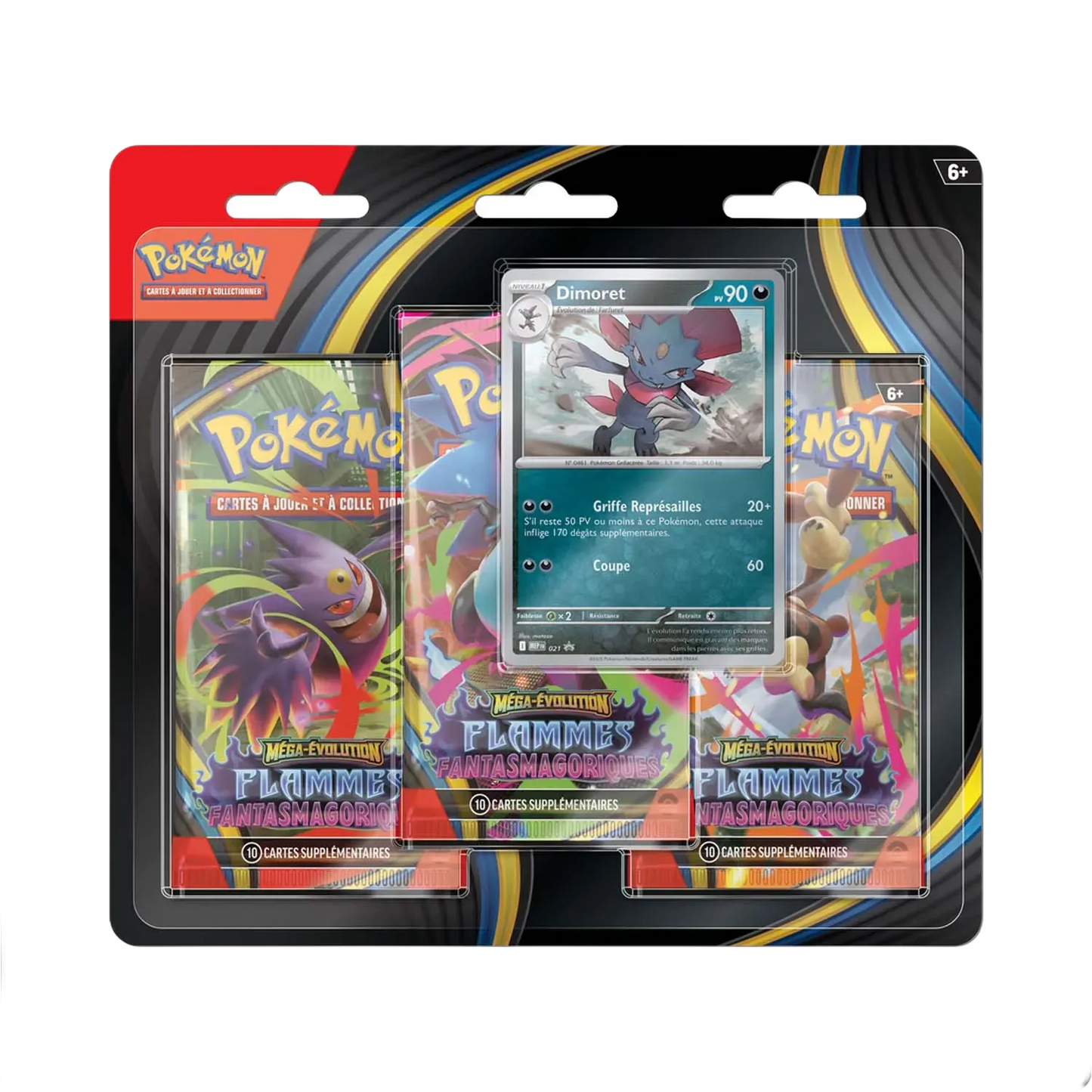 Tripack ME02 - Flammes Fantasmagoriques - Pokémon français