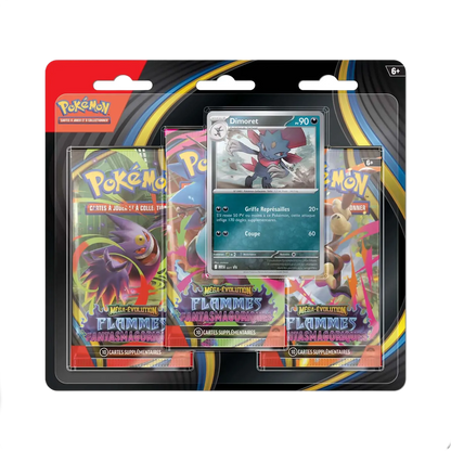 Tripack ME02 - Flammes Fantasmagoriques - Pokémon français