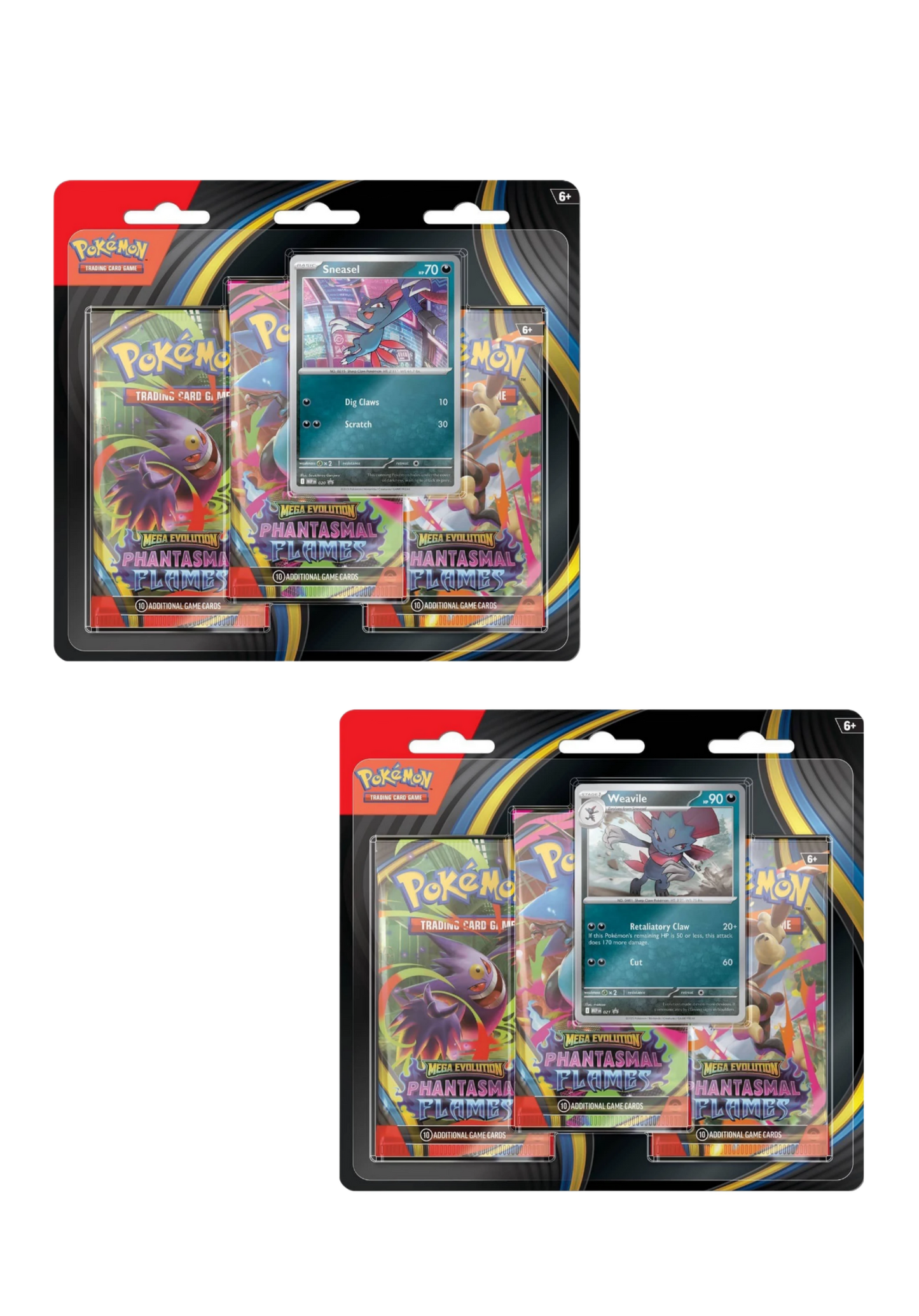 Tripack ME02 - Flammes Fantasmagoriques - Pokémon français