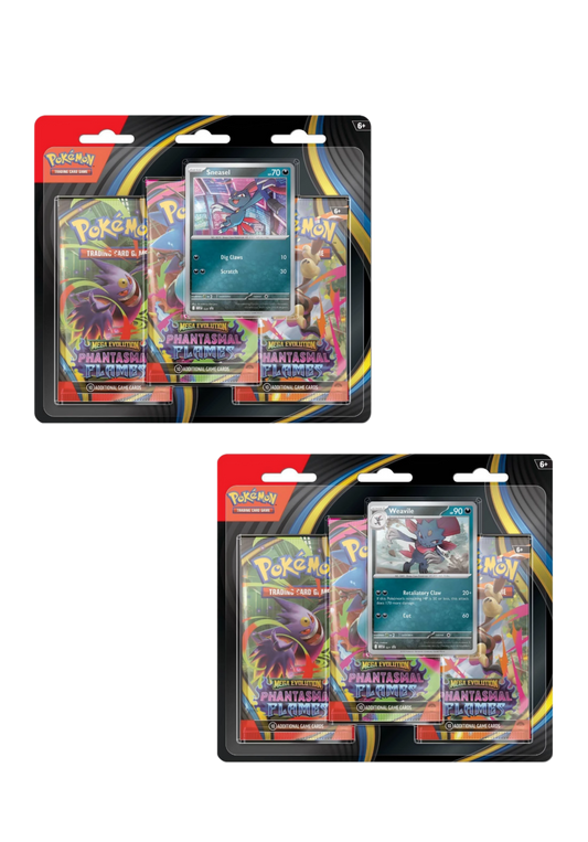 Tripack ME02 - Flammes Fantasmagoriques - Pokémon français