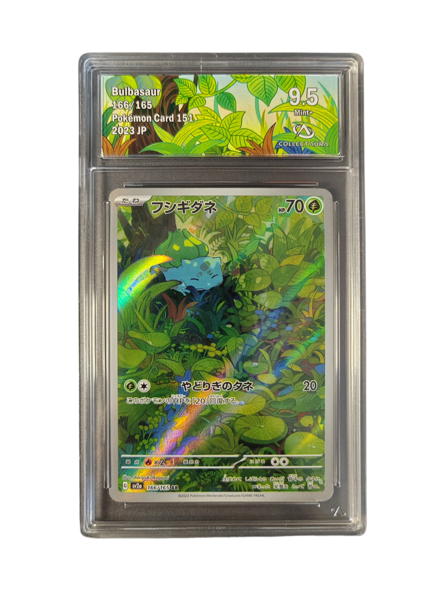 BULBIZARRE (Bulbasaur) 166/165 - Collect Aura 9.5 - sv2a 151 - Pokémon japonais