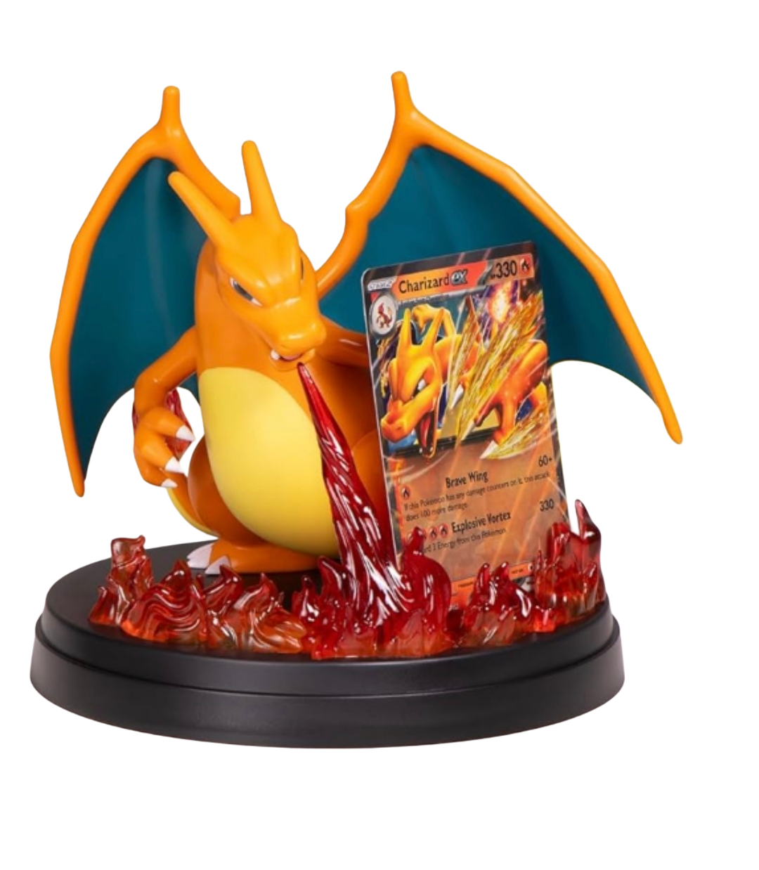 Figurine DRACAUFEU (porte carte) - Pokémon officiel (figurine issue du coffret)