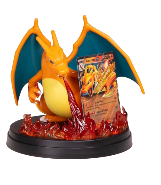 Figurine DRACAUFEU (porte carte) - Pokémon officiel (figurine issue du coffret)