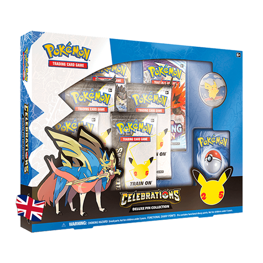 Coffret collection Pin's ZACIAN - Célébrations 25 ans - Pokémon anglais