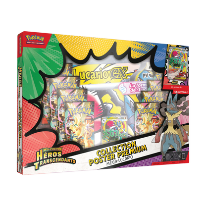 Coffret collection poster premium - ME2.5 Héros Transcendants - Pokémon français