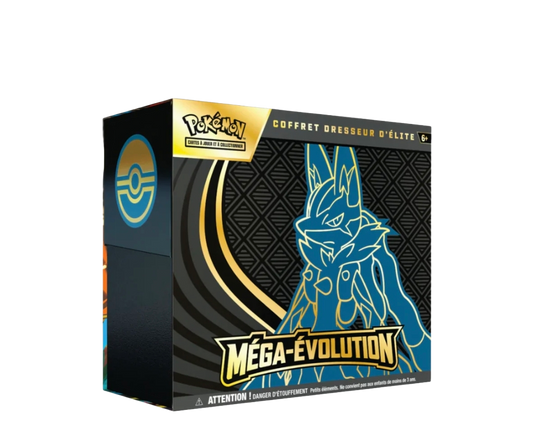 Coffret dresseur d'Elite - ETB ME01 Méga Évolution - Lucario - Pokémon français