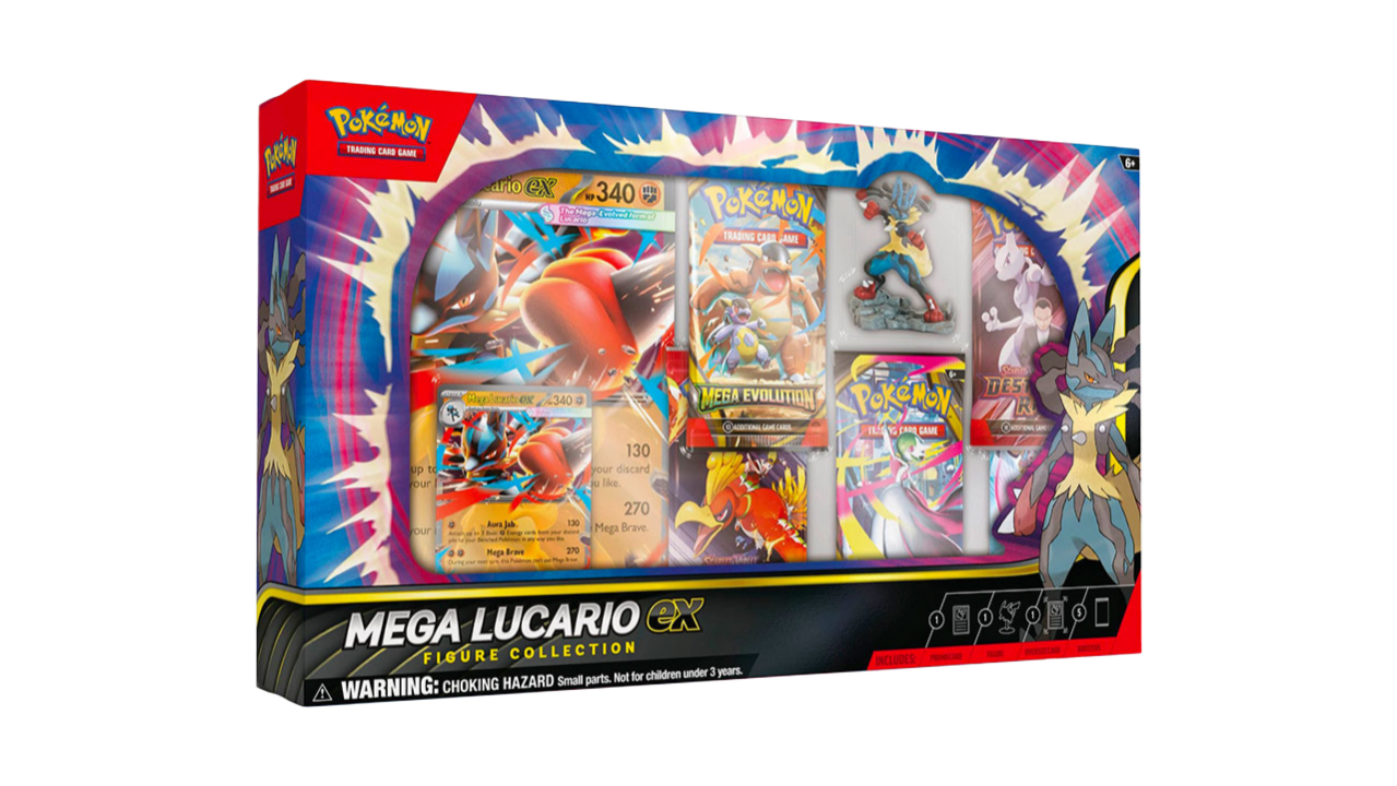 Coffret Collection Figurine Méga LUCARIO Ex - Pokémon français