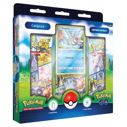 Coffret Pokémon GO pin's - EB10.5 - Salamèche/Bulbizarre/Carapuce - Pokémon français officiel