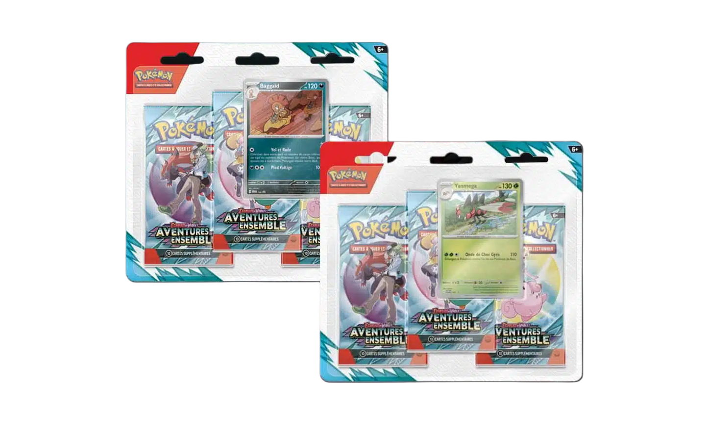 Tripack EV09 - Aventures Ensemble - Pokémon français