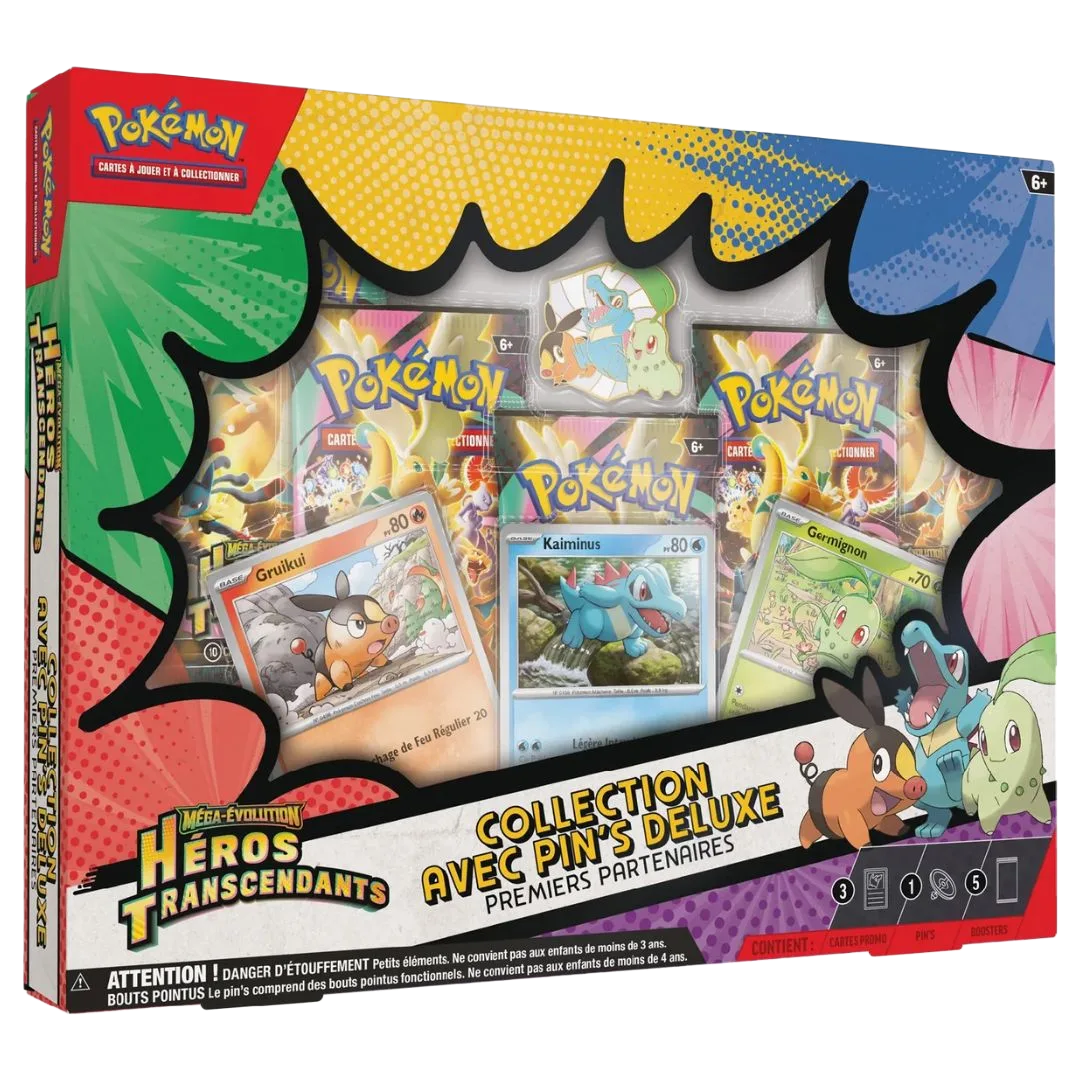 Coffret collection pin's deluxe - ME2.5 Héros Transcendants - Pokémon français
