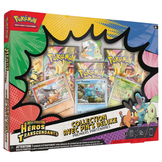 Coffret collection pin's deluxe - ME2.5 Héros Transcendants - Pokémon français