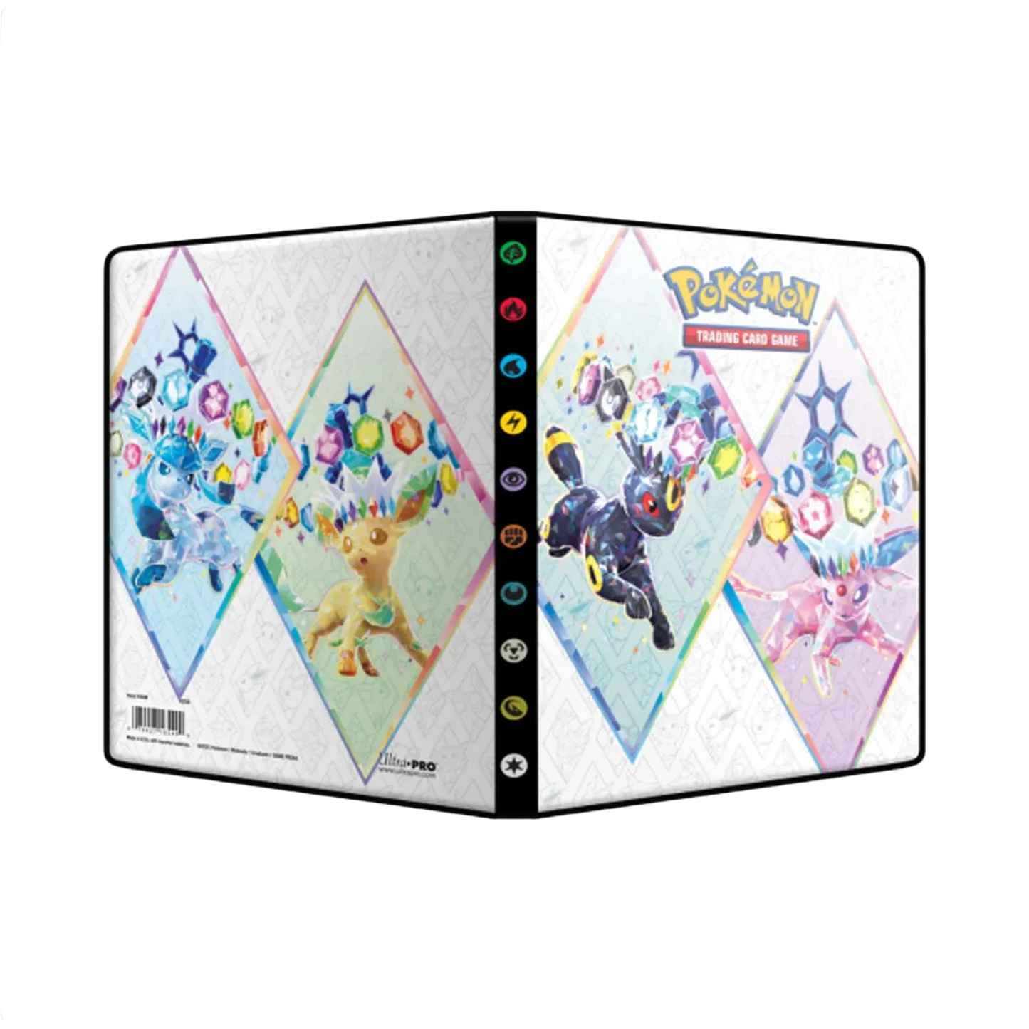 Portfolio EV8.5 Évolution prismatique - Ultra pro 4 cases - Pokémon officiel