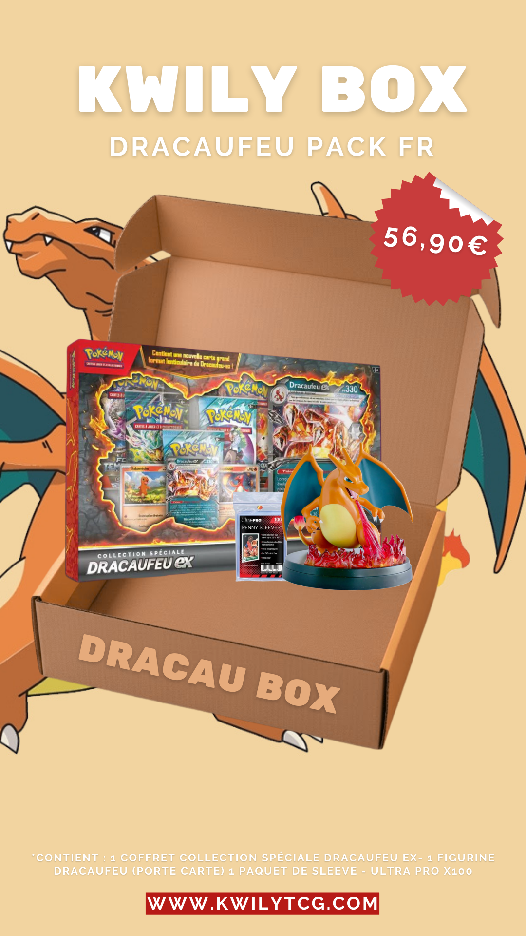Lot/Bundle "Dracau box" coffret - Pokémon français