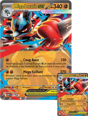 Coffret Collection Figurine Méga LUCARIO Ex - Pokémon français
