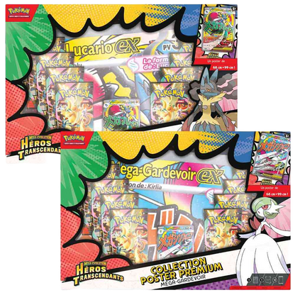 Coffret collection poster premium - ME2.5 Héros Transcendants - Pokémon français