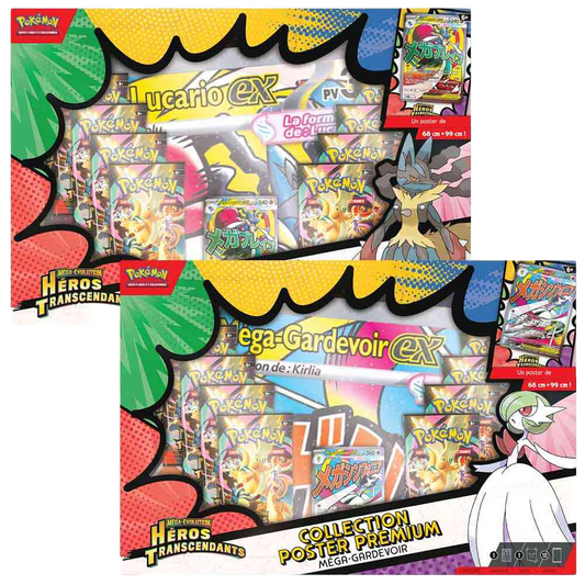 Coffret collection poster premium - ME2.5 Héros Transcendants - Pokémon français