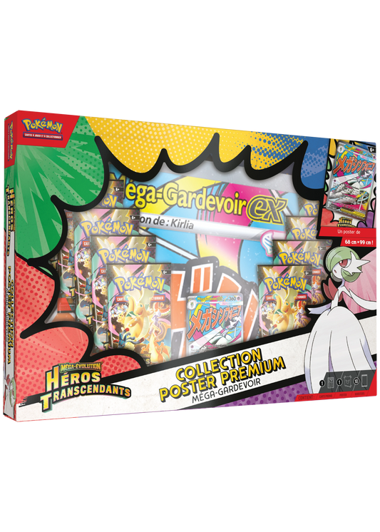 Coffret collection poster premium - ME2.5 Héros Transcendants - Pokémon français