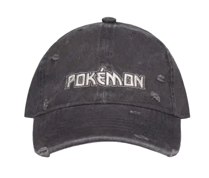 Casquette Pokémon noire délavé - Pokémon officiel