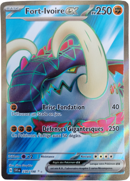 FORT-IVOIRE ex 230/198 - EV01 Écarlate et Violet - Pokémon français