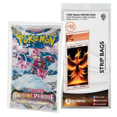 Sleeve pour BOOSTER (x50) - Strip Bag - Phoenix Shield